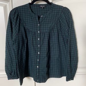 Madewell Plaid Top